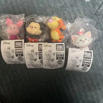 가챠 디즈니 캐릭터 울지 않는 몬 2탄 전체 4종류 컴플리트 세트