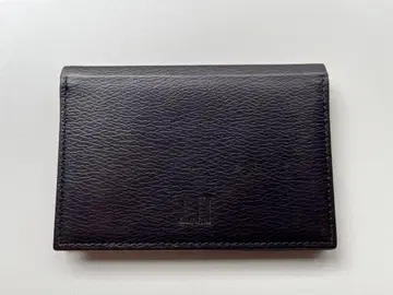 dunhill 던힐 카드 케이스 명함 지갑 가죽 블랙 심플