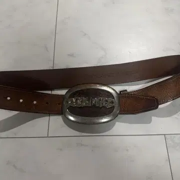 DSQUARED2 브라운 가죽 벨트