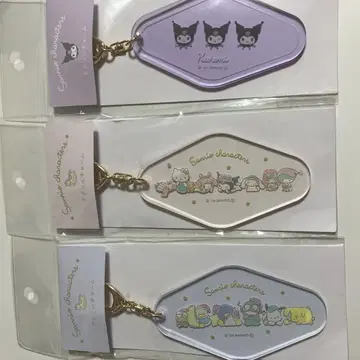 미개봉 산리오 캐릭터즈 아크릴 키링 세트