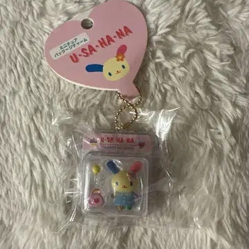 산리오 미니어처 토이 패키지 참 우사하나 스트랩