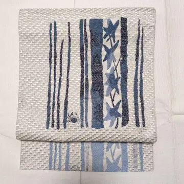 순수 실크 나고야 오비(약 24cm) 게
