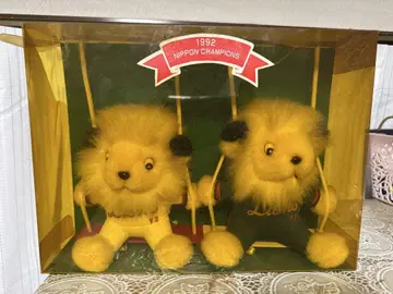 세이부 라이온즈 레오 봉제 인형 1992 일본 제일 기념