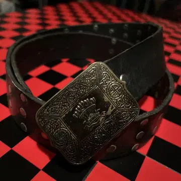 Celtic Knot 디자인 버클 가죽 벨트