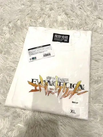 안노 히데아키전 에반게리온 로고 T셔츠 XL