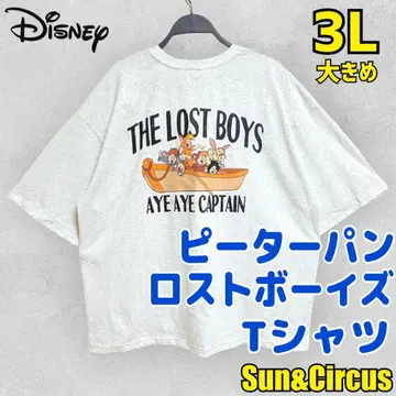 남성용 빅 사이즈 3L 피터팬 로스트 보이즈 티셔츠 빅 Disney IV