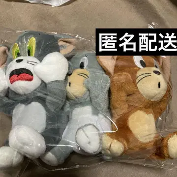 톰과 제리 엉덩이 봉제 인형 전3종 컴프 톰 제리 태피