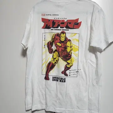 아이언맨 티셔츠 화이트 MARVEL