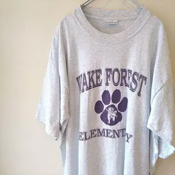 WAKE FOREST ELEMENTARY 티셔츠 서리 내린 그레이 화이트