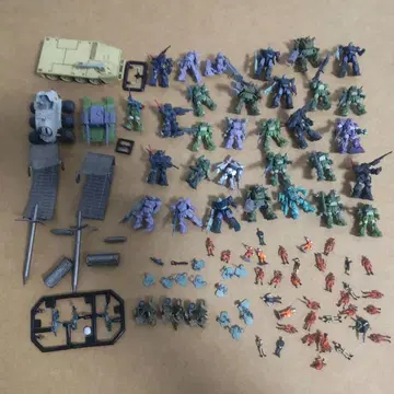 장갑기병 보톰즈 마이크로 스케일 보톰즈 대량 세트 스코프독 피규어