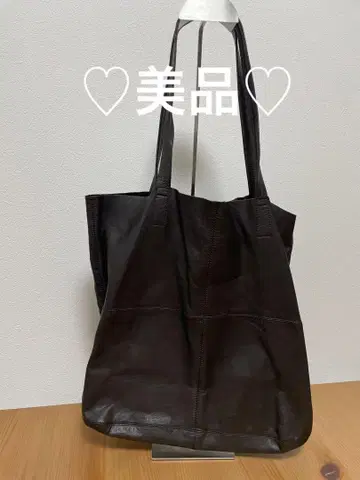 새상품급 브라운 가죽 토트백