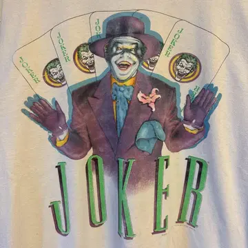 XL 초레어 영화 배트맨 joker 조커 티셔츠 빈티지