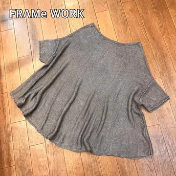 FRAMeWORK 린넨 100% 썸머 니트