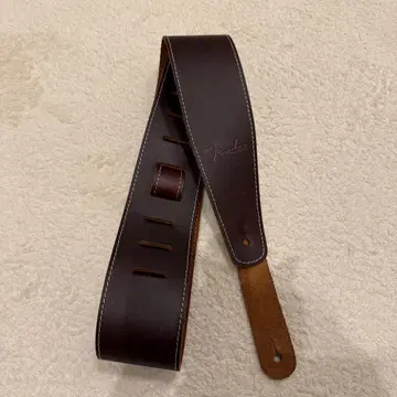 FENDER / Broken-In Leather Strap - 브라운