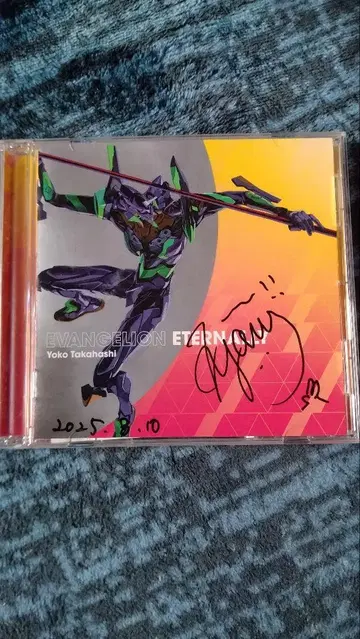 에반게리온 타카하시 요코 친필 사인 CD
