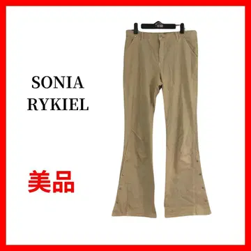 SONIA RYKIEL 소니아 리키엘 치노 팬츠 와이드 배기 B1152