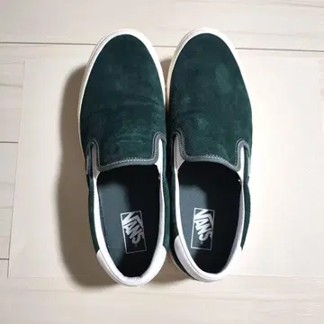 [빅!] VANS 다크 그린 스웨이드 슬립온