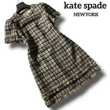 미품 kate spade 케이트 스페이드 트위드 원피스 베이지