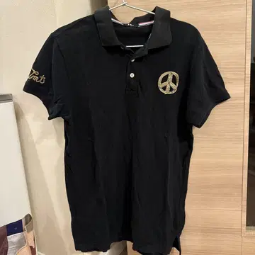 TMT 블랙 피케 셔츠