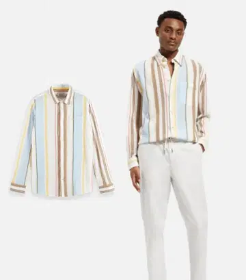 미사용 새상품 SCOTCH&SODA 스카치 앤 소다 거즈 셔츠 M 사이즈