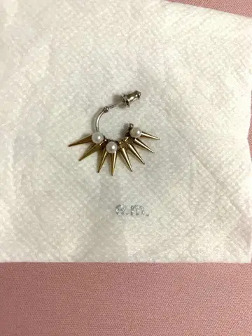 e.m. 스터드 펄 귀걸이 S