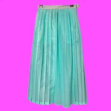 19ss 라메 코팅 플리츠 스커트 FACETASM
