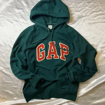 [ 90년대 빈티지 ] 갭 GAP 그린 후드티 M 사이즈 올드 택