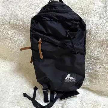 그레고리 데이팩 백팩 2층식 실버 택 구형 택 블랙