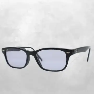 레이밴 RAY BAN 스퀘어 로우 브릿지 핏 그레이 렌즈 안경