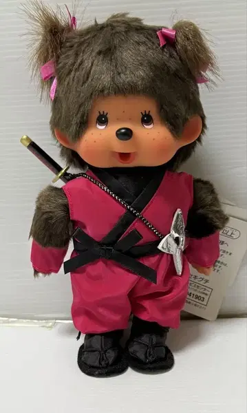 몬치치 봉제인형 S 쿠노이치 몬치치 짱 미사용품