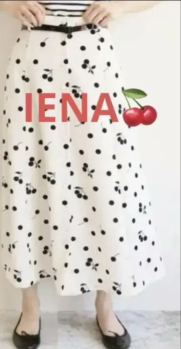 IENA 이에나 사쿠란보 체리 도트 스커트 sese 36 S 상당