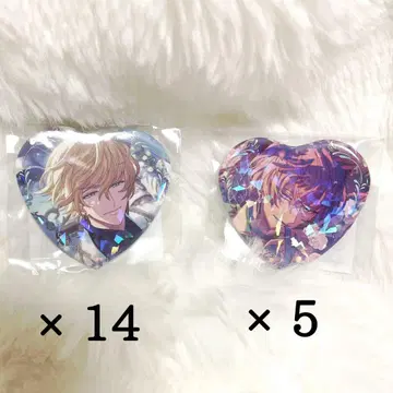 유메쿠로 에밀리오 하트 캔뱃지