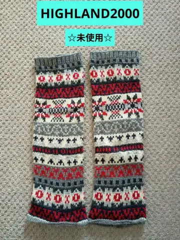 [미사용] HIGHLAND 2000 레그 워머 영국제 울 100%