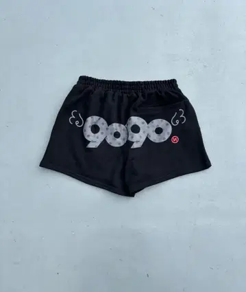 9090 90 Logo Dot Micro Shorts black