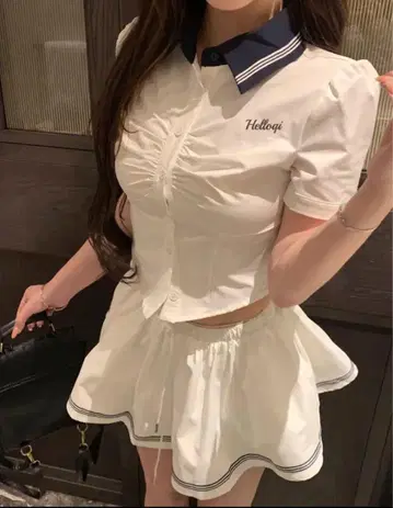 amood 셋업 miu 스타일 코디