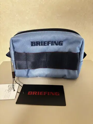 BRIEFING MK POUCH M FD 데님 블루