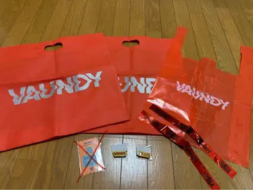 Vaundy VAWS 쇼핑백, 핀 배지, 은색 테이프 세트