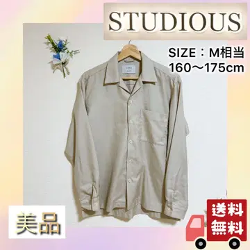 [새상품급 당일 발송] 오픈 카라 셔츠 STUDIOUS