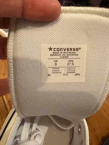 CONVERSE 신발 27.5cm