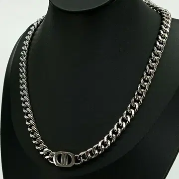 DD 로마자 실버 은 체인 키헤이 목걸이 멋쟁이