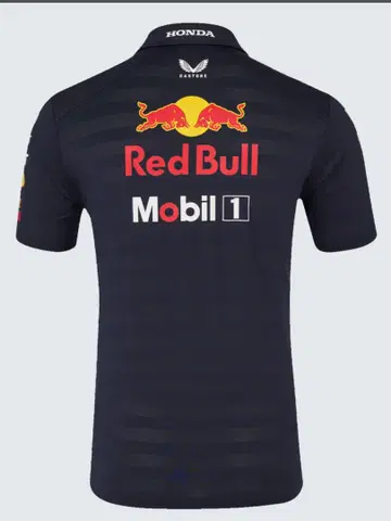 F1 레드불 레이싱 2025 팀 피케 셔츠 EURO-S 새상품