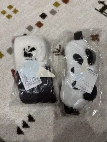 gelato pique 팬더 삭스 & 아이 마스크 세트