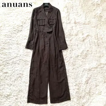 미사용급 anuans 25년 모델 사파리 시어 올인원 원피스