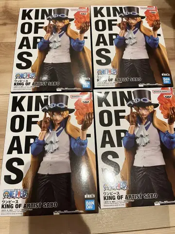 원피스 피규어 KING OF ARTIST 사보 4세트