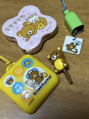 헤이세이 레트로 리락쿠마 코리락쿠마 키이로이토리 산엑스 SAN-X 세트