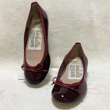 파르팔레 farfalle 3cm 발레 슈즈 와인 34(22cm)