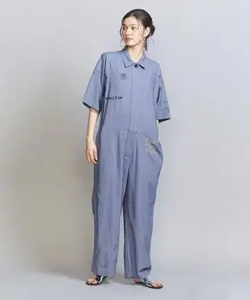 B&Y 애로우즈 별주 PAYDAY 엠브로이더리 반팔 올인원 자수