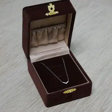 ete K10WG 레이어 다이아몬드 목걸이