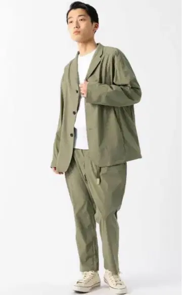 WILDTHINGS x BEAMS Pliantex Motion 셋업