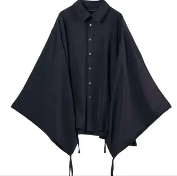 [ not conventional ] kimono shirt black